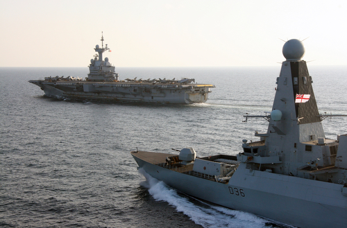 HMS DEFENDER JOINS FRENCH CARRIER ON DAESH OPERATIONS