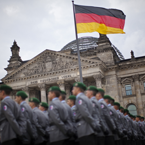 Geloebnis vor dem Reichstag