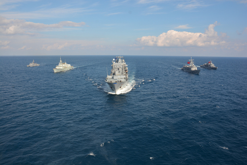 SNMG2 had extensive training with Turkish Navy