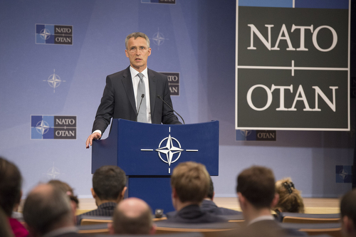 Meeting of the Foreign Ministers at NATO Headquarters in Brussels - Press Conference NATO Secretary General